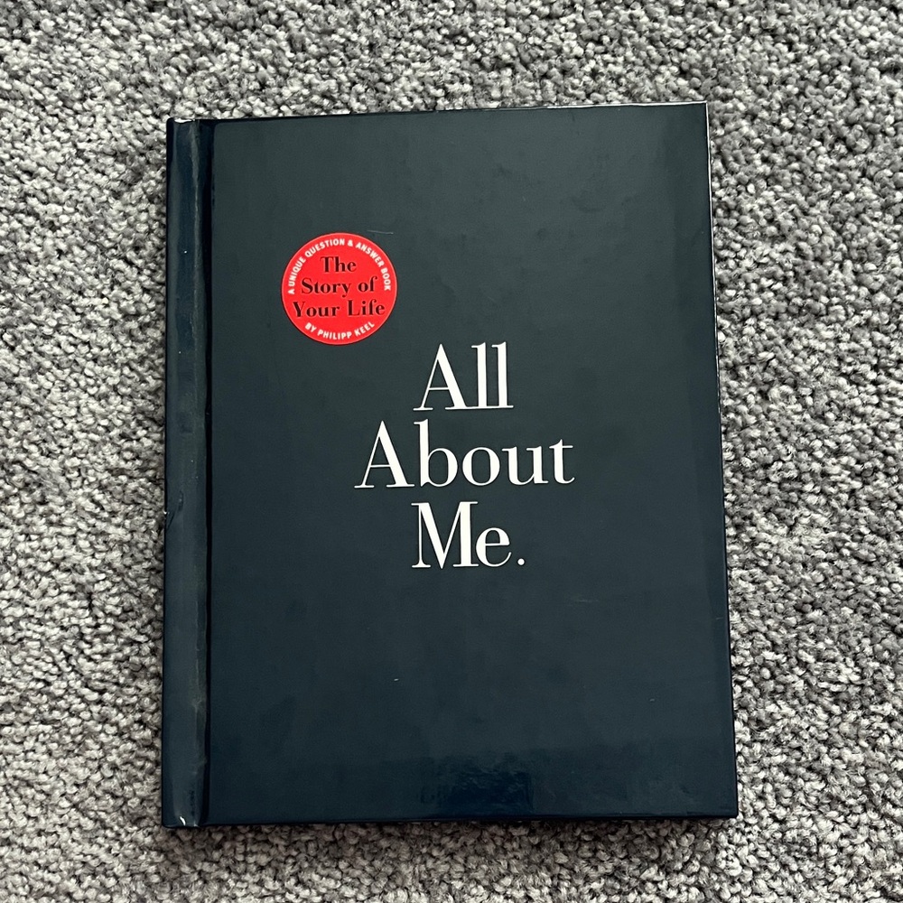 All About Me Hardcover Book